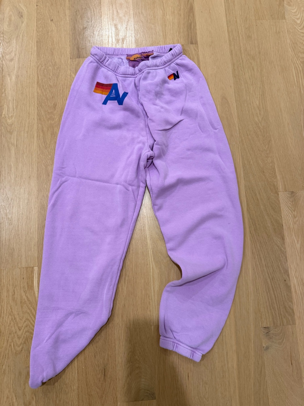 Aviator Nation Women's Lilac Cozy Jogger Pants - Casual Track Sweatpants